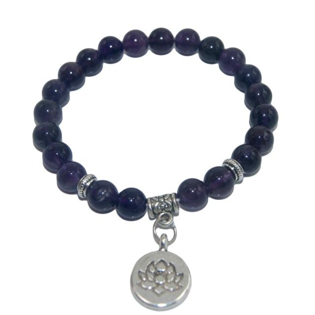 Amethysts  Tiger Eye Turquoises Bracelet For Women