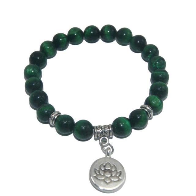 Amethysts  Tiger Eye Turquoises Bracelet For Women