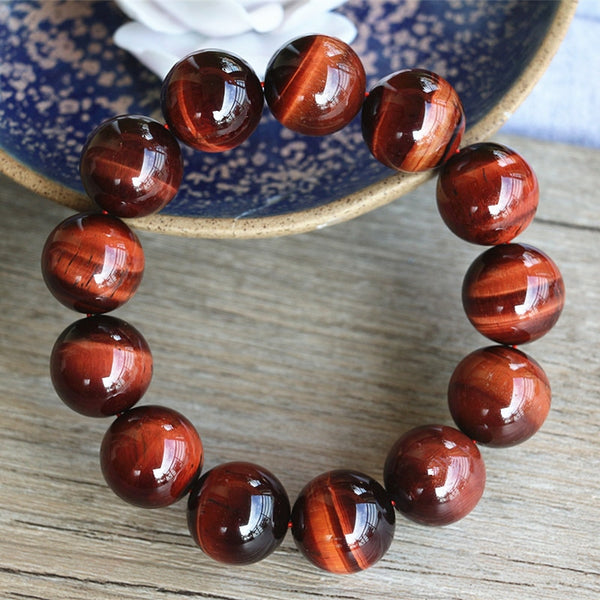 Pulsera de cuentas de joyería hecha a mano de 10 mm