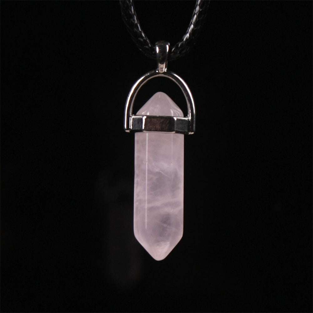 Mixed Pillar Bullet Charms Chakra Pendulum