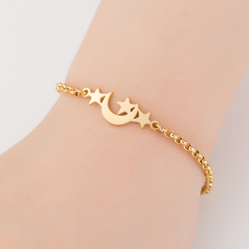 Gold Stainless Steel Animal Bracelets for Women