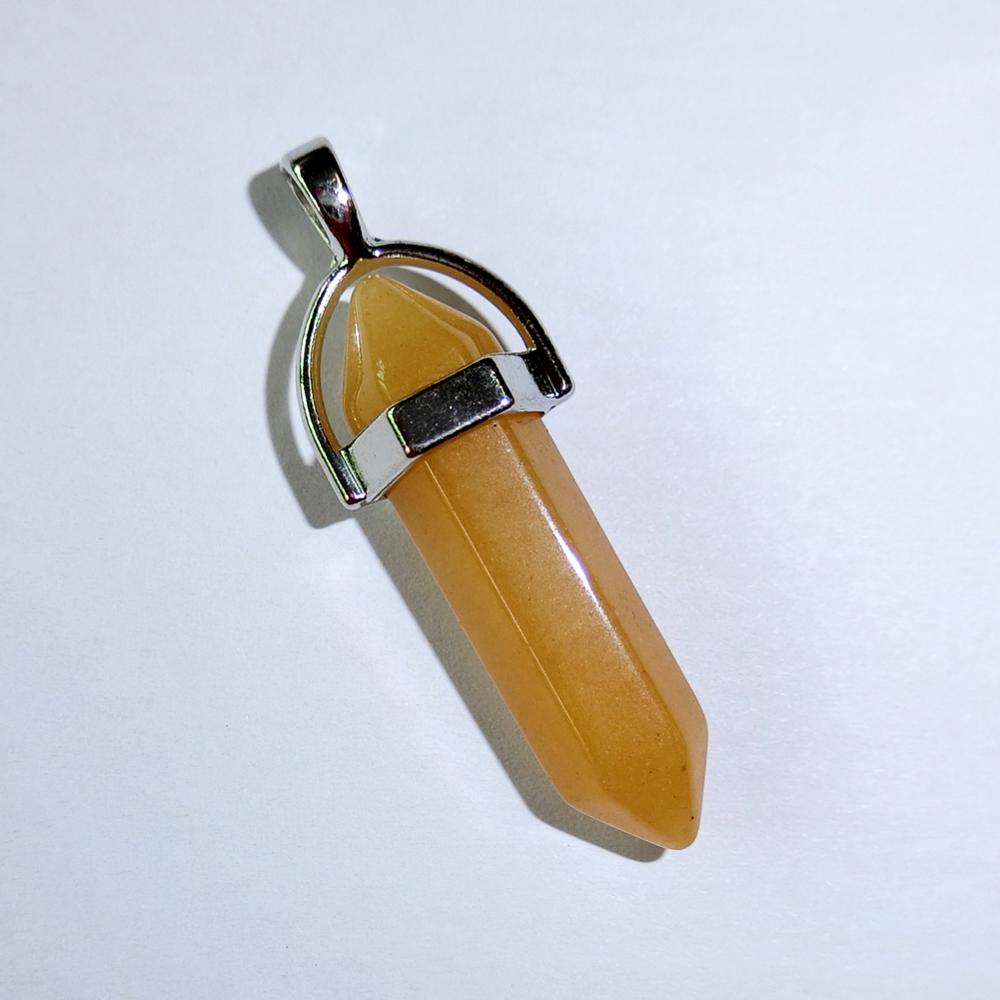 Mixed Pillar Bullet Charms Chakra Pendulum